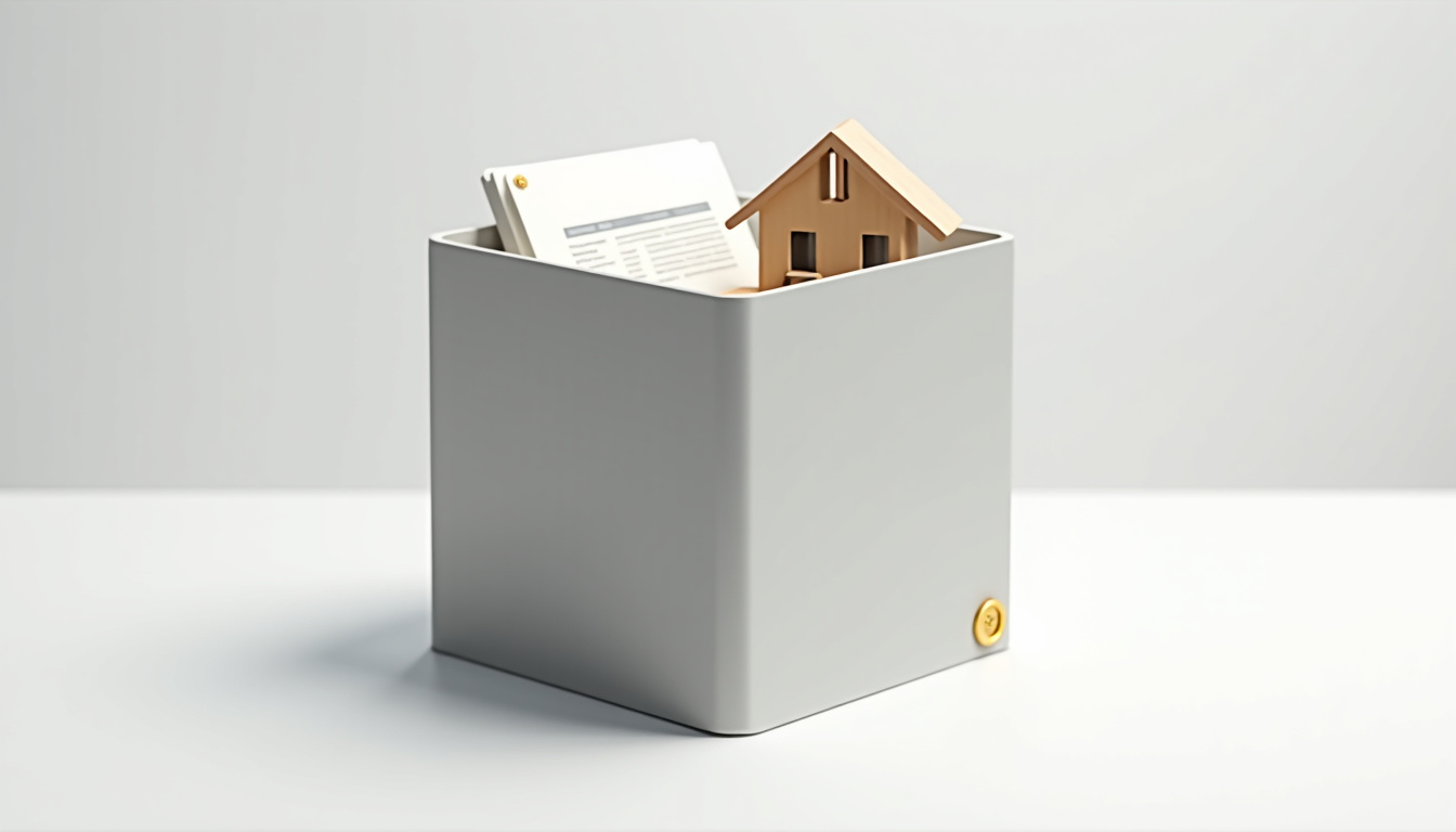 Dossier bancaire contenant une attestation d