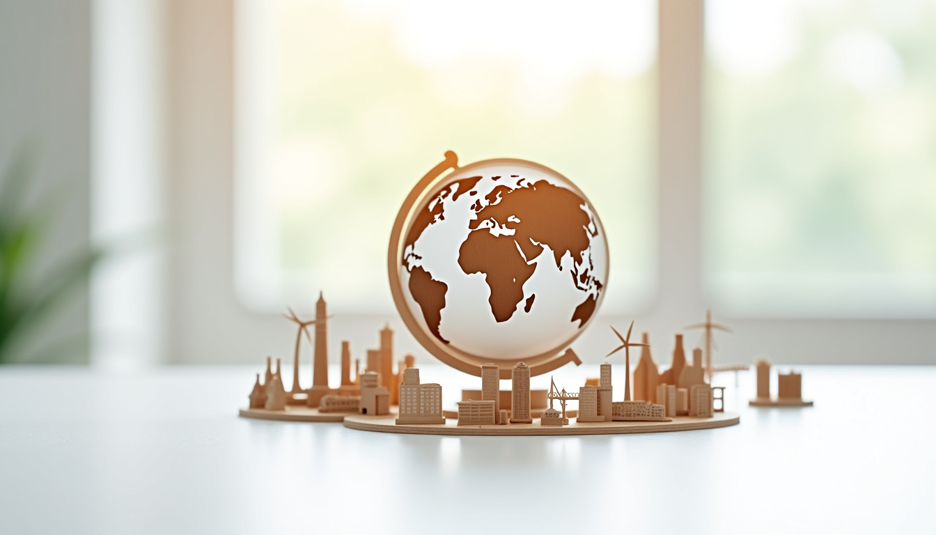 Infographie illustrant la diversification offerte par un ETF monde comprenant des centaines d