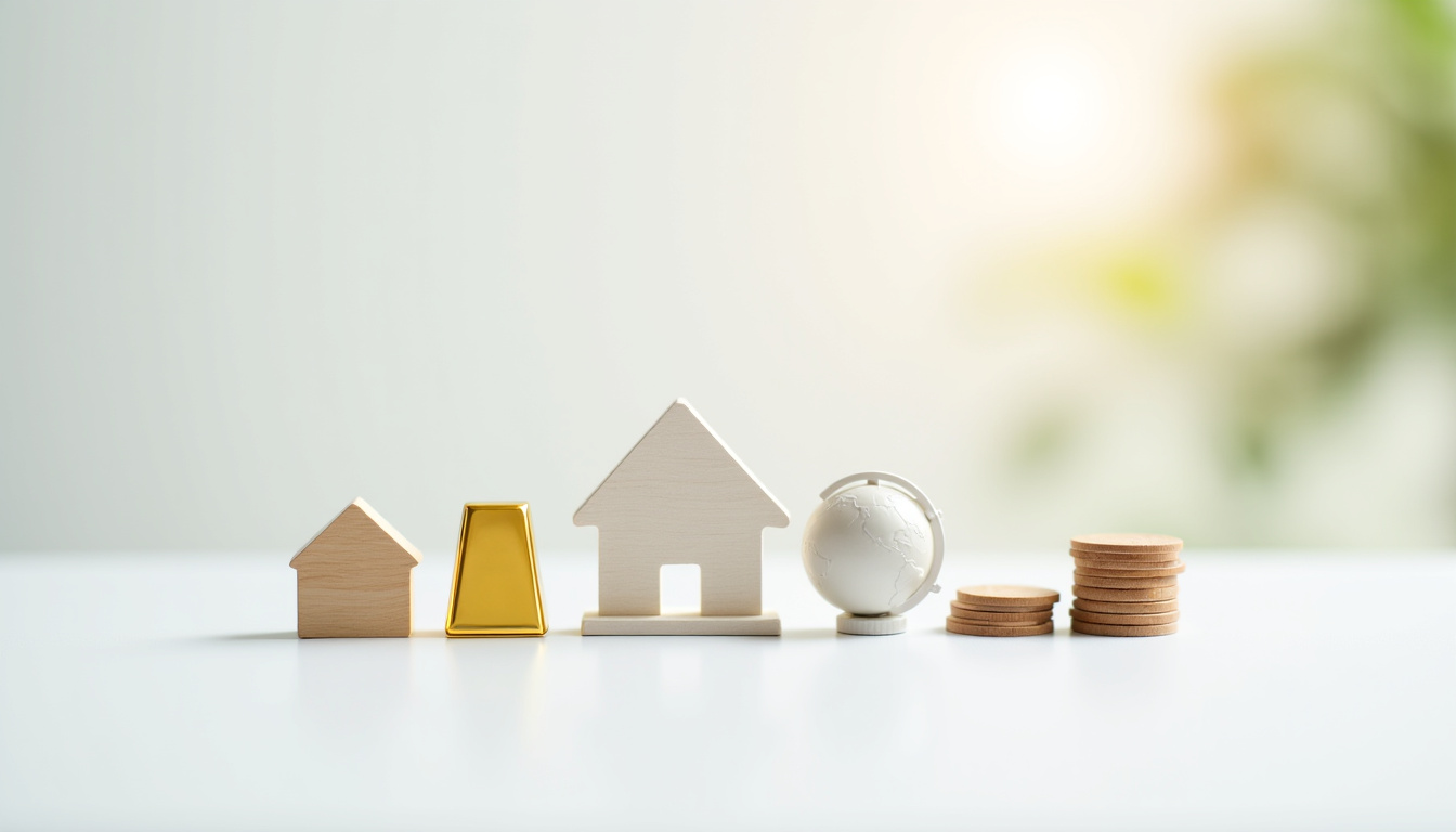 Infographie montrant la répartition d’un portefeuille d’investissement diversifié