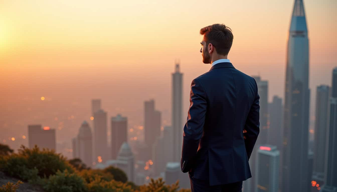 Portrait de Larry Ellison, figure emblématique de la finance mondiale