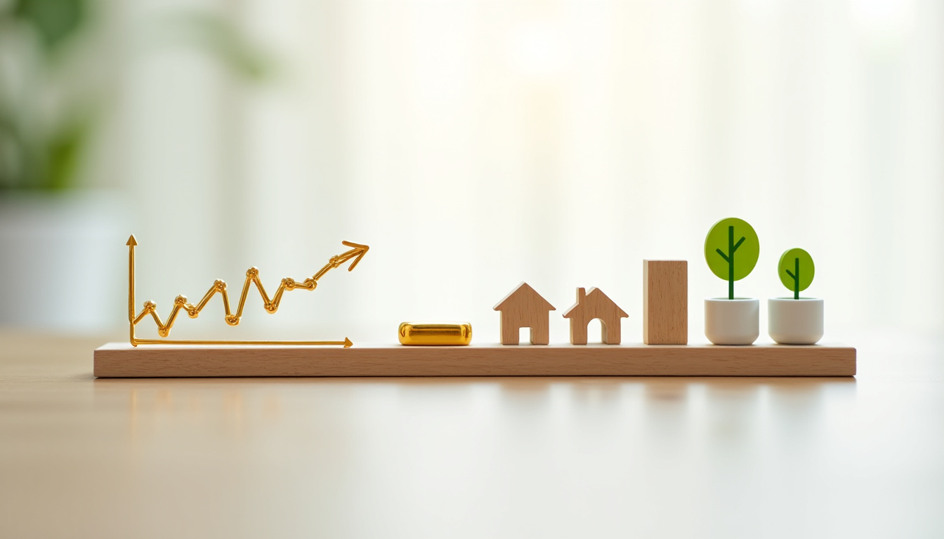 Schéma illustrant la diversification d’un portefeuille avec différentes classes d’actifs